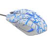 Myszka gamingowa E-BLUE Auroza Gaming EMS639 Biały/paski