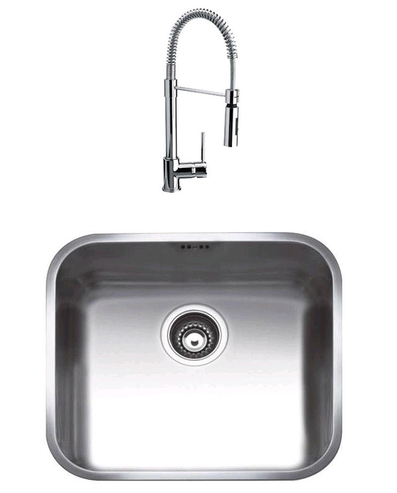 Zlewozmywak Franke Glassia GAX 110-45 + bateria Coxy