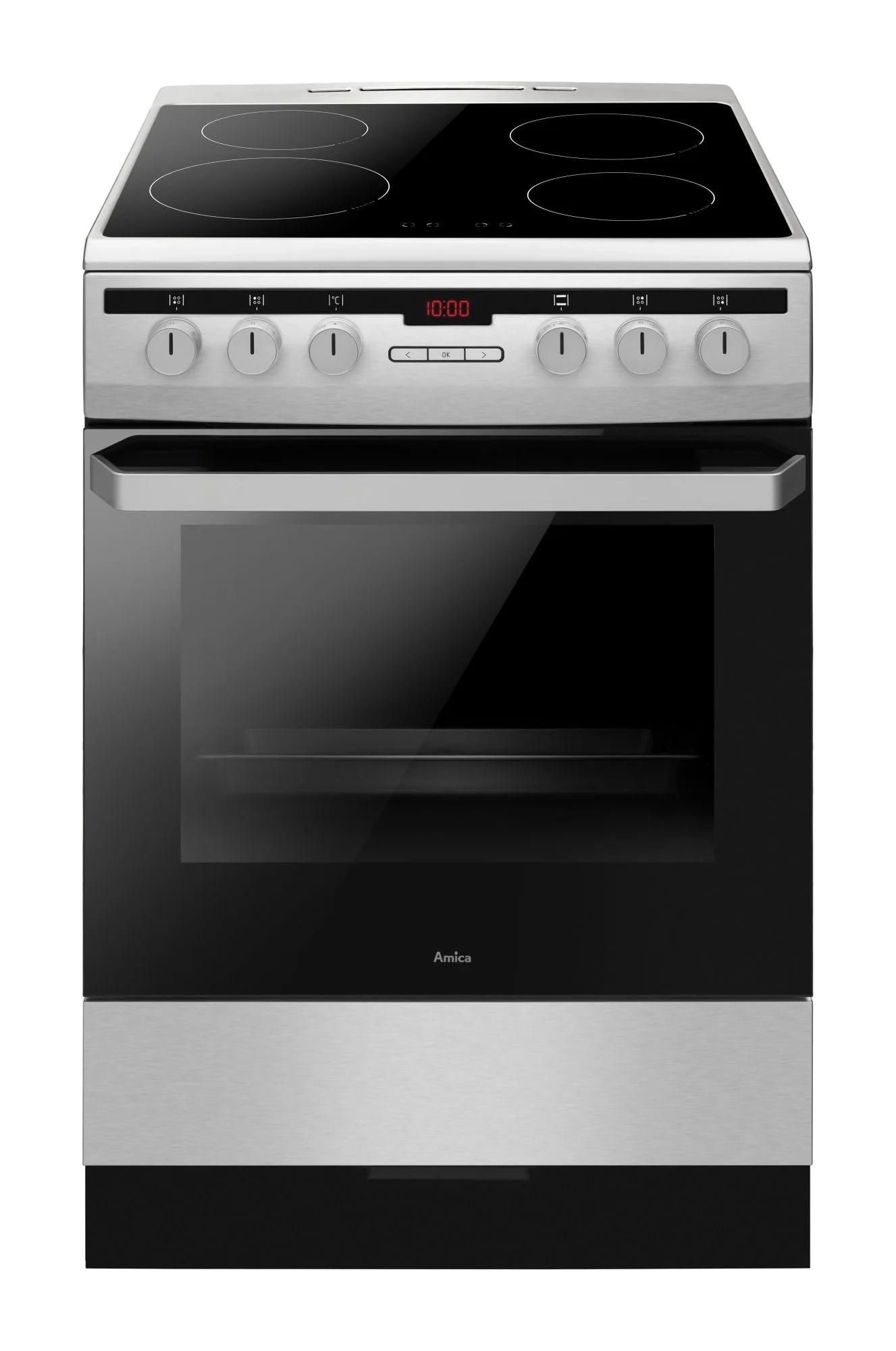 Kuchnia indukcyjna Amica 6118IE3.489HTADP(XX) Termoobieg Grill Rożen