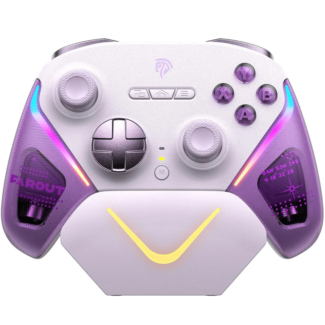 Pad EasySMX D10 do Nintendo Switch, PC Bezprzewodowy Fioletowy