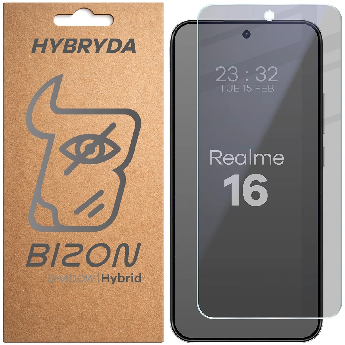 Szkło hybrydowe Bizon prywatyzujące Hybrid Shadow do Realme 16 5G