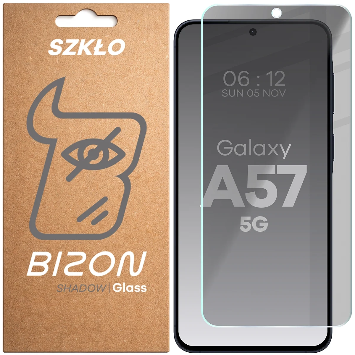 Szkło hartowane Bizon prywatyzujące Glass Clear Shadow do Galaxy A57 5G