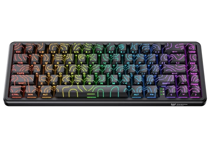 Klawiatura magnetyczno-mechaniczna Onikuma G67 ARGB Czarny