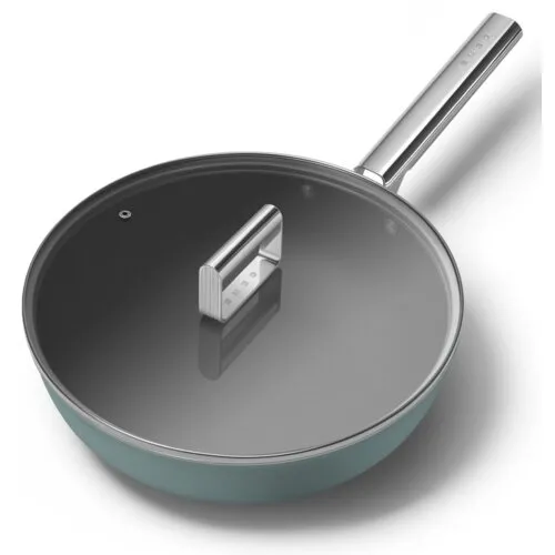Patelnia Smeg WOF3002EGM Indukcja Ceramiczna 30cm