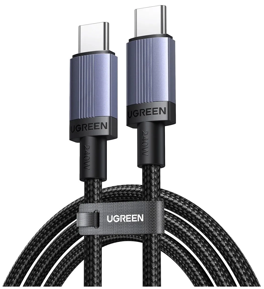 Kabel UGREEN L532 USB-C do USB-C 240W 3m Czarny
