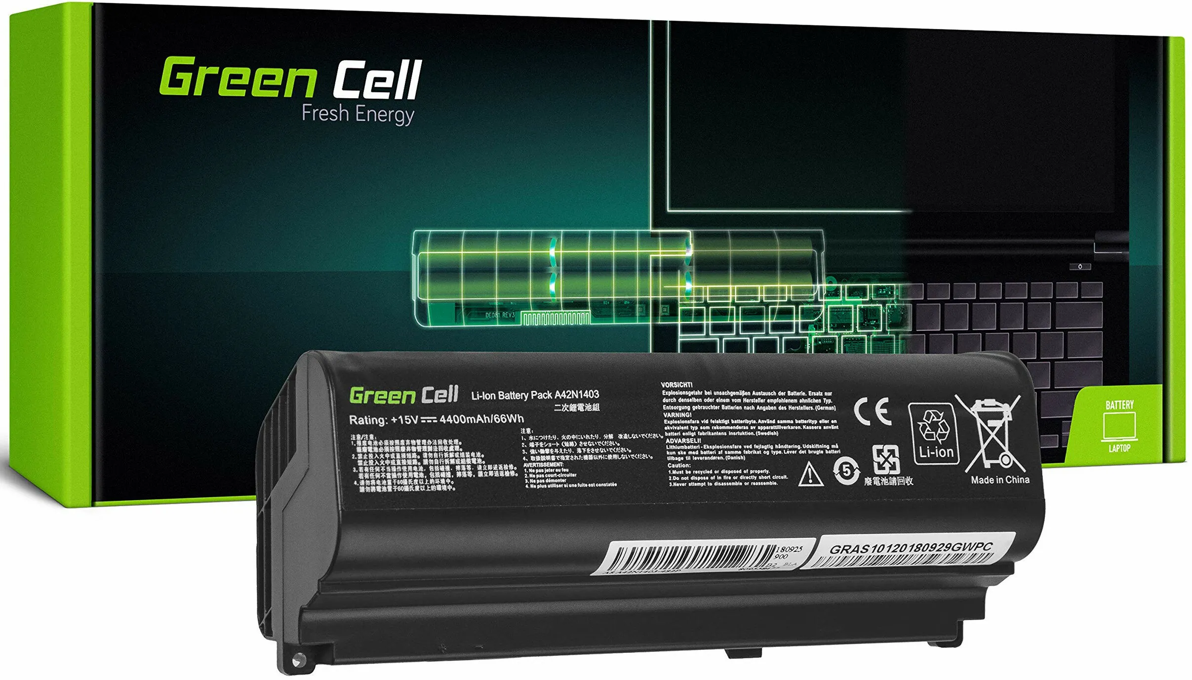 Bateria do laptopa Green Cell AS128 Asus