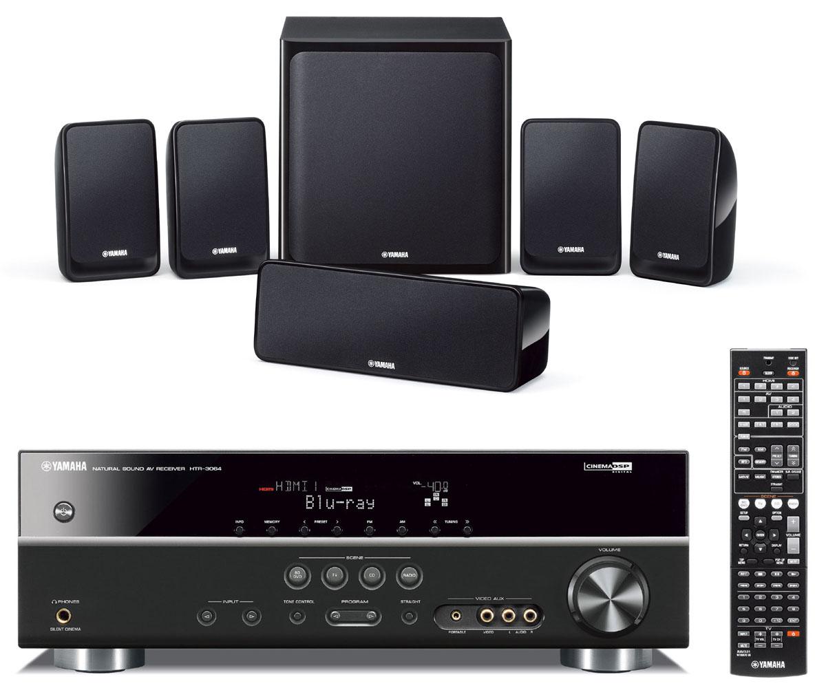 Zestaw kina Yamaha HTR-3064 (czarny) + NS-P20 (czarny)