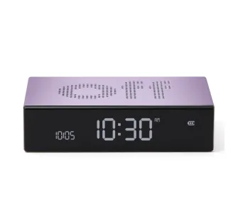 Budzik Lexon Flip Premium Purple LR152LL Fioletowy