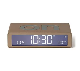 Budzik Lexon Flip Classic Soft Gold LR157D1 Złoty