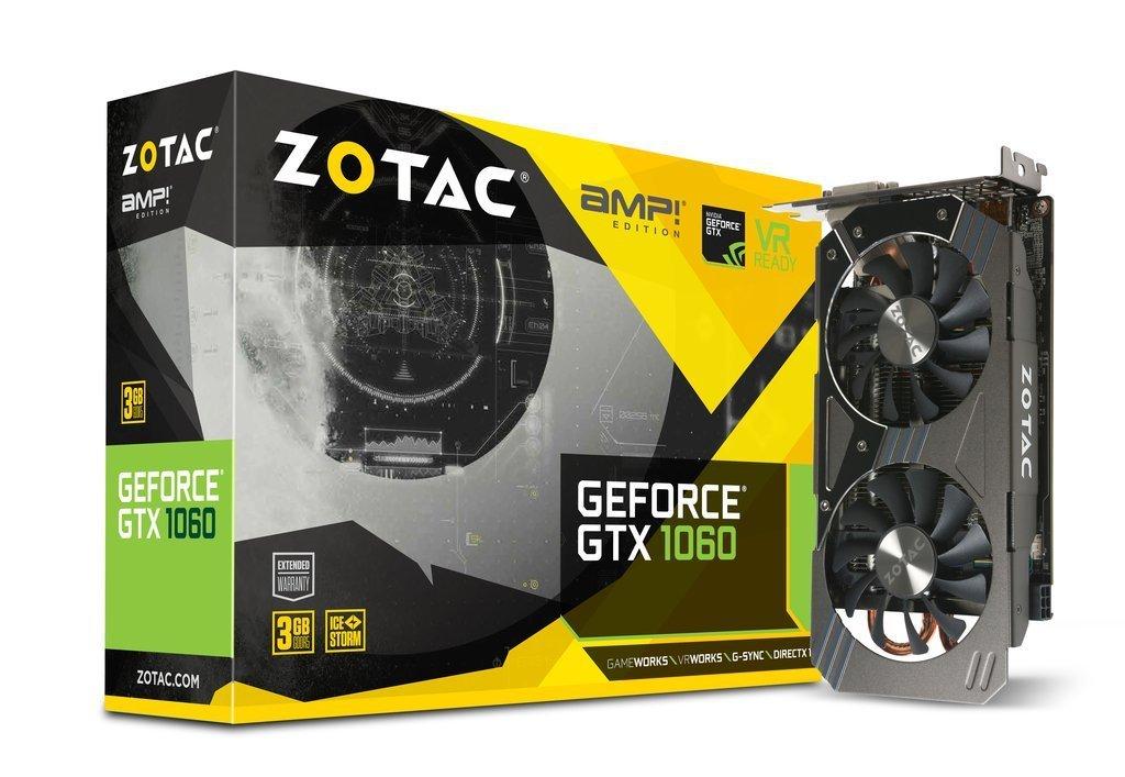 Zotac GeForce GTX 1060 AMP! 3GB GDDR5 192bit