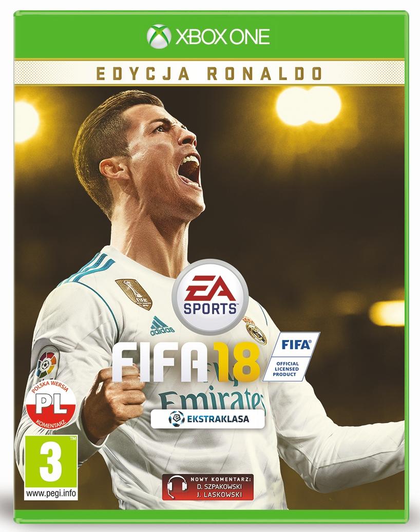 FIFA 18 - Edycja Ronaldo + aktualizacja 2018 FIFA World Cup Russia Xbox One / Xbox Series X