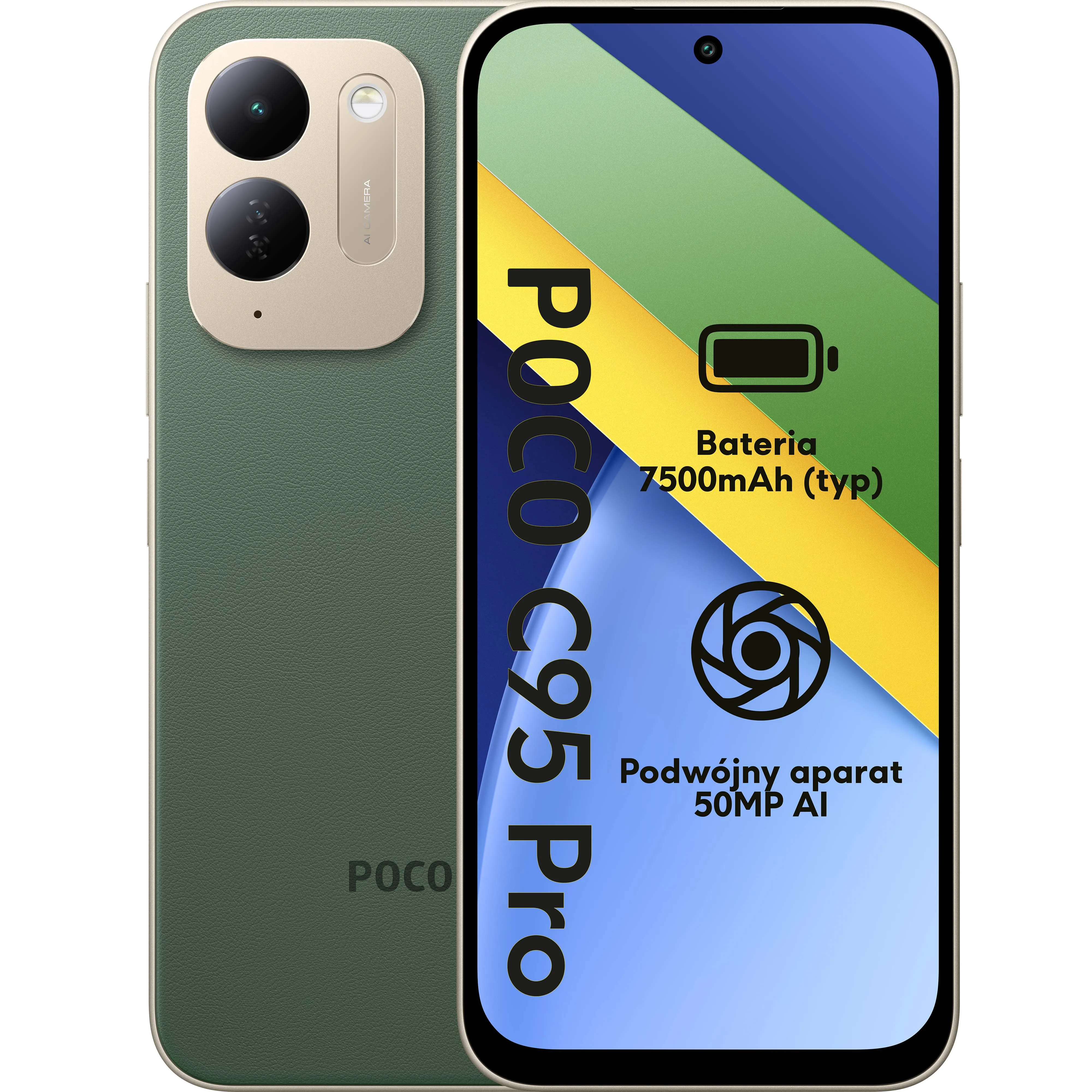 Smartfon POCO C95 Pro 8/256GB Funkcje AI 6,9" 120Hz 50Mpix Zielony
