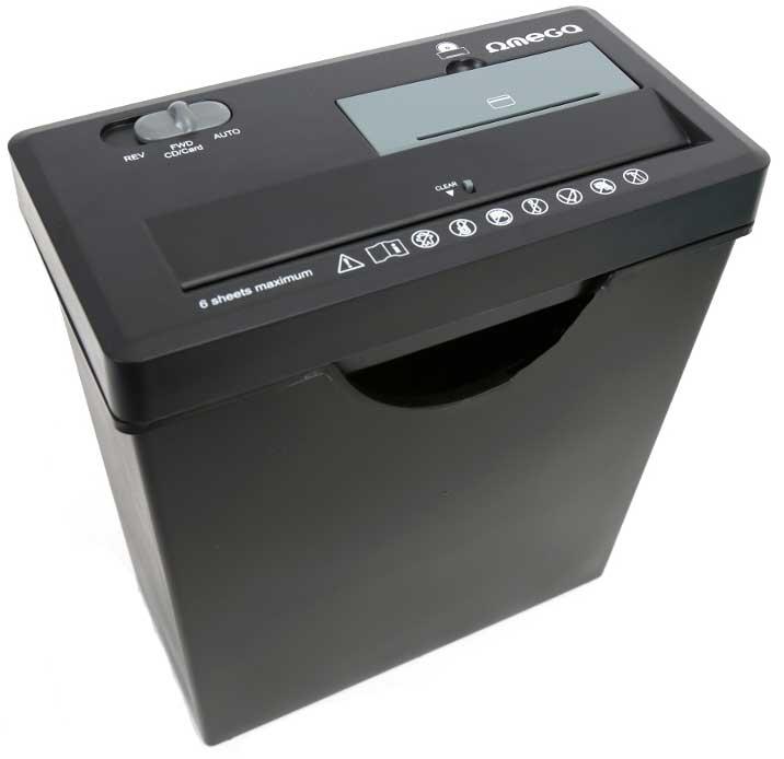 Niszczarka Omega ONPC 3w1 Czarny