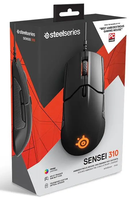 Myszka gamingowa SteelSeries Sensei 310 Czarny