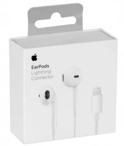 Apple EarPods ze złączem Lightning Douszne Mikrofon Biały