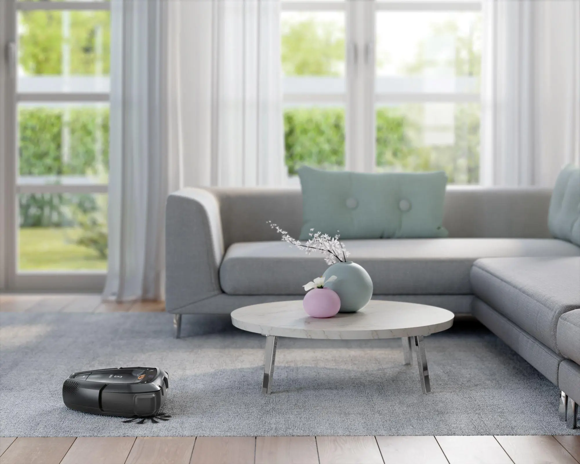 Robot sprzątający Electrolux PURE i9 PI91-5SGM Tworzenie mapy pomieszczenia 75dB