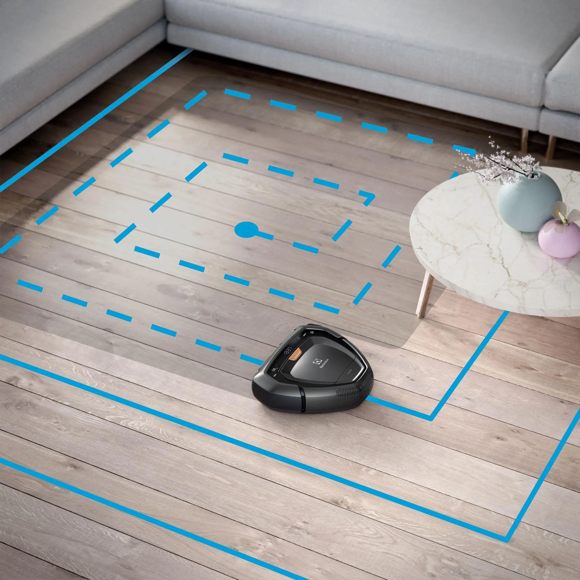 Robot sprzątający Electrolux PURE i9 PI91-5SGM Tworzenie mapy pomieszczenia 75dB