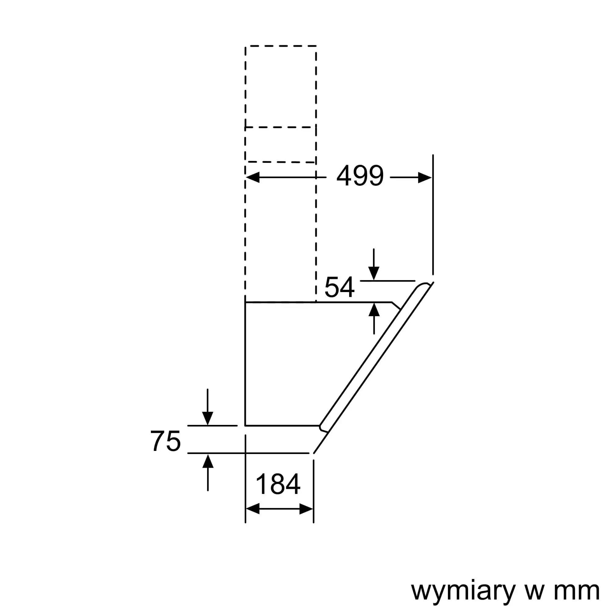 Okap Bosch Serie 6 DWK97JM60 Czarny