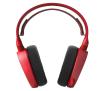 Słuchawki przewodowe z mikrofonem SteelSeries Arctis 3 - czerwony