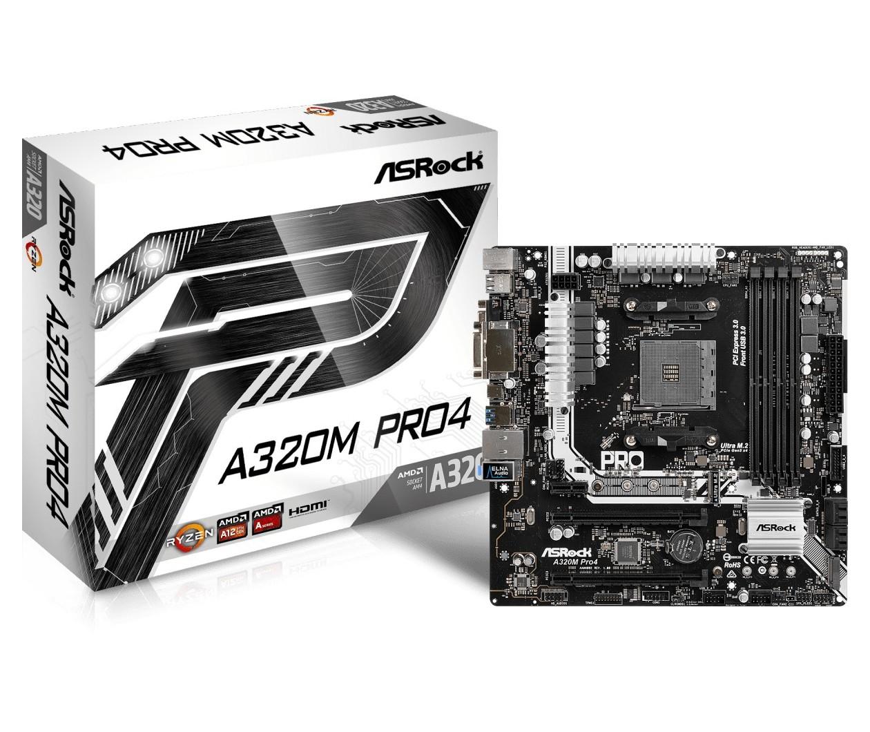 Płyta główna ASrock A320M PRO4