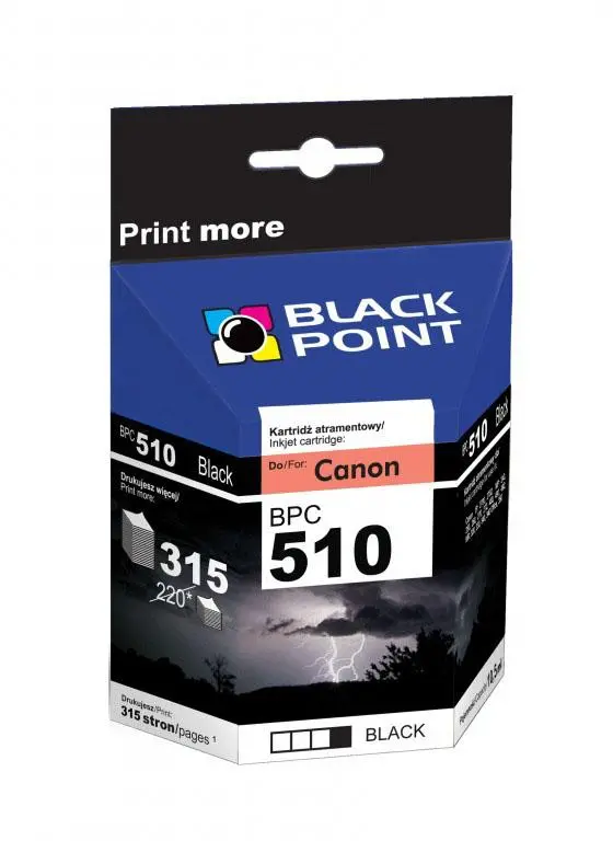 Tusz Black Point BPC510 (zamiennik PG-510) Czarny 10,5 ml