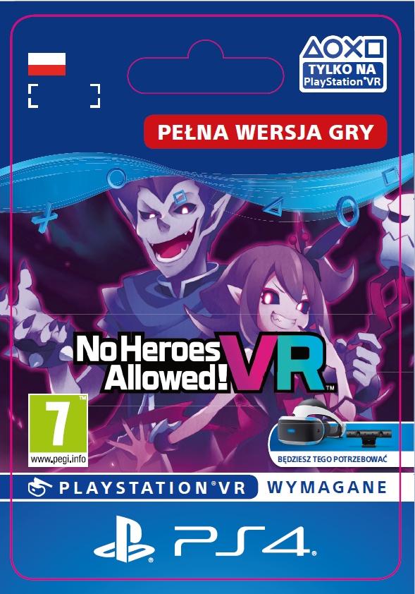 No Heroes Allowed! VR [kod aktywacyjny] Gra na PS4 (Kompatybilna z PS5)