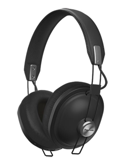 Słuchawki bezprzewodowe Panasonic RP-HTX80BE-K - nauszne - Bluetooth 4.1