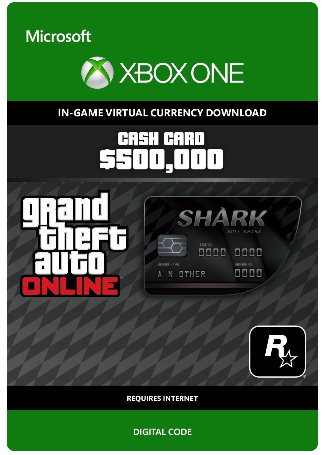Grand Theft Auto V - Karta Gotówkowa Bull Shark [kod aktywacyjny] Xbox One