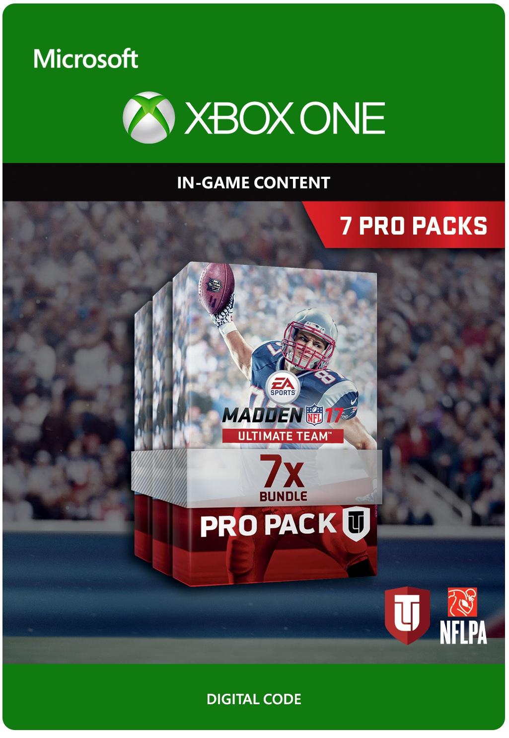 Madden NFL 17 - 7 Pro Packs [kod aktywacyjny] Xbox One