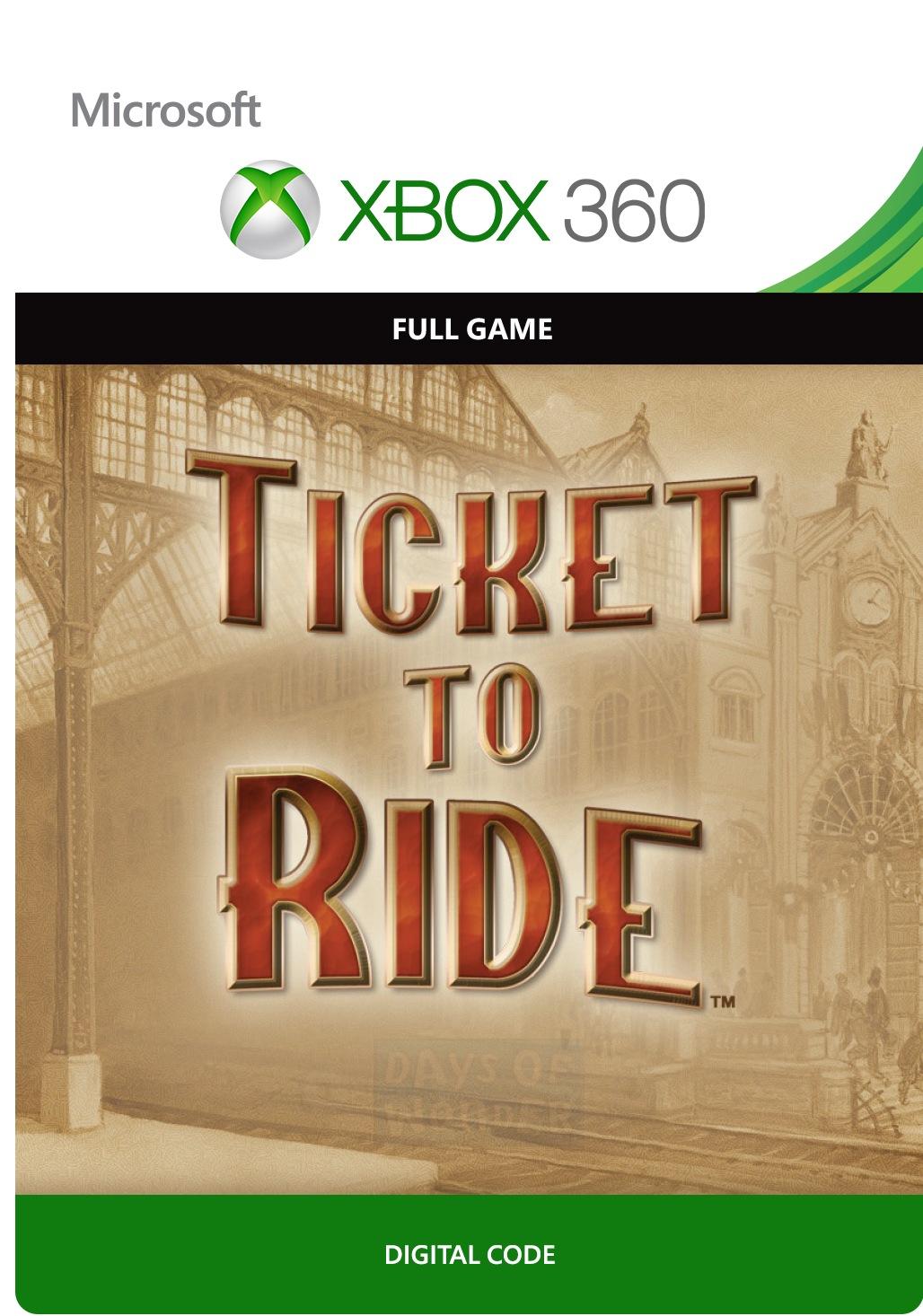 Ticket to Ride [kod aktywacyjny] Xbox 360