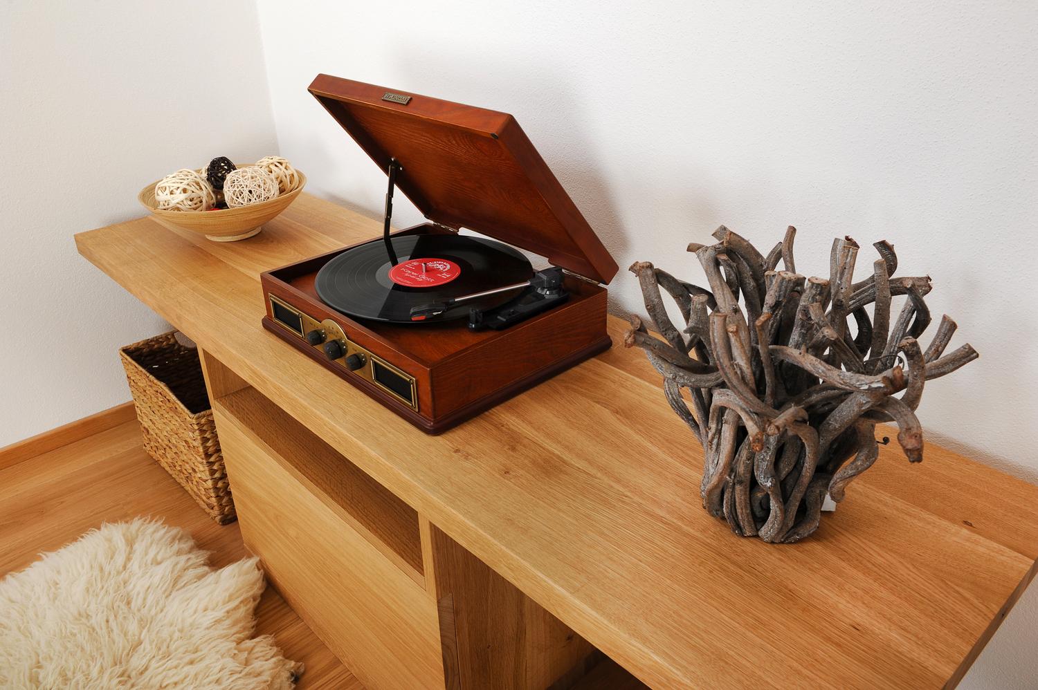 Gramofon Hyundai Retro RT 910 Drewno