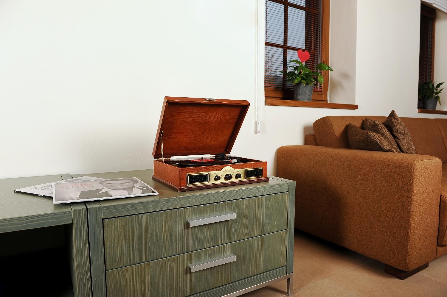 Gramofon Hyundai Retro RT 910 Drewno