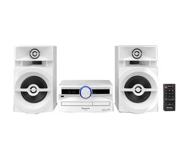 Power Audio Panasonic SC-UX100E 300W Bluetooth Radio FM Biały