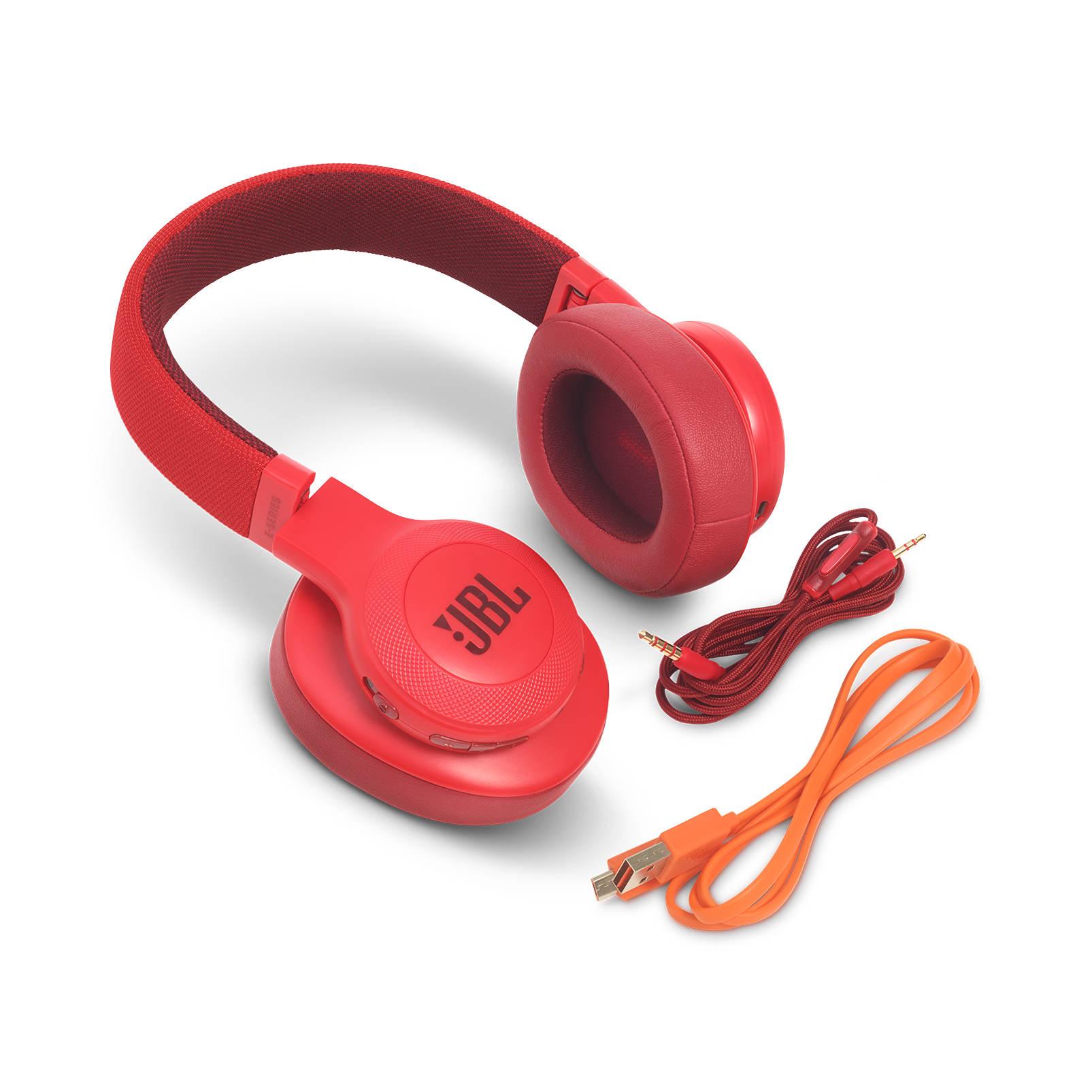 Słuchawki bezprzewodowe JBL E55BT (czerwony)