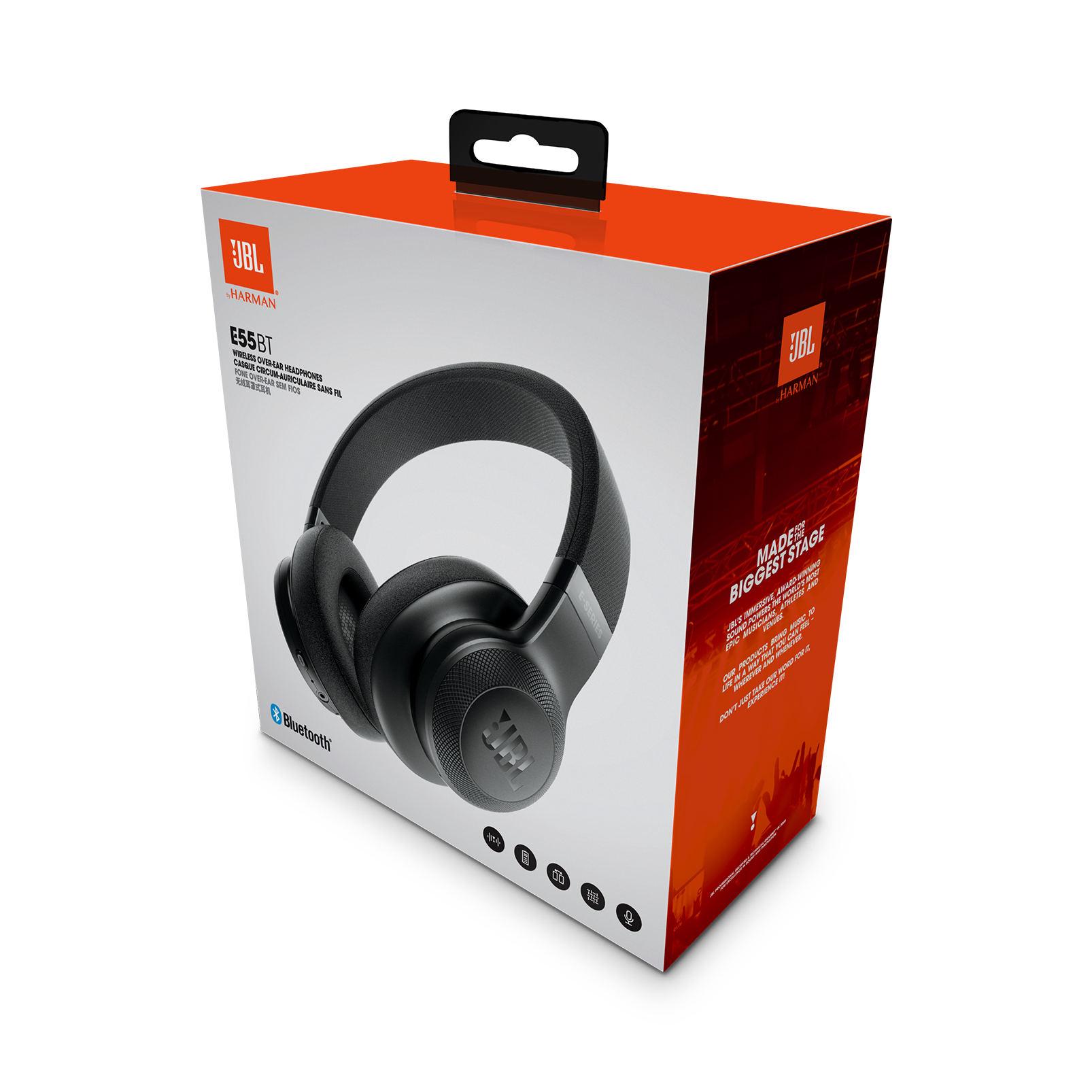 Słuchawki bezprzewodowe JBL E55BT (czerwony)