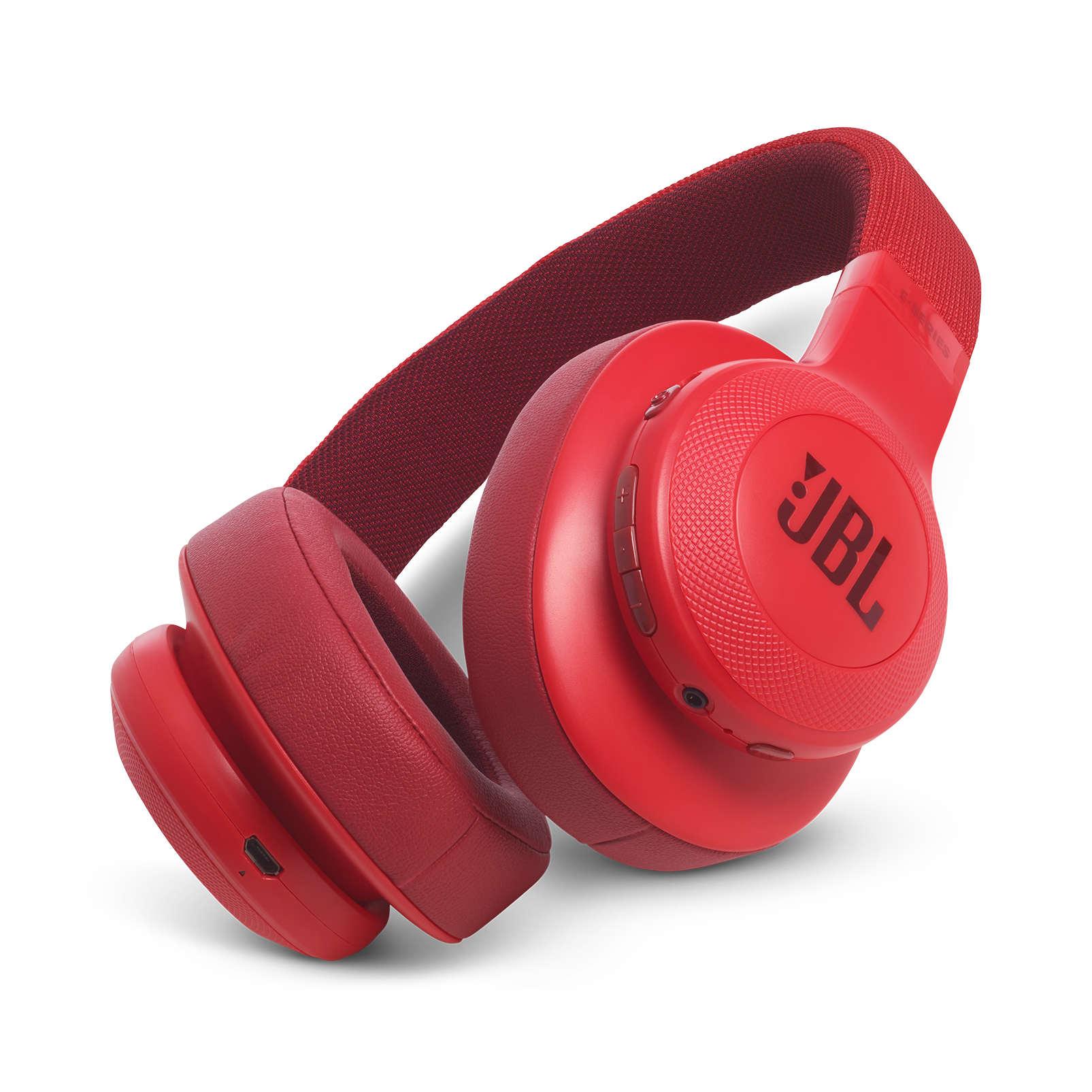 Słuchawki bezprzewodowe JBL E55BT (czerwony)