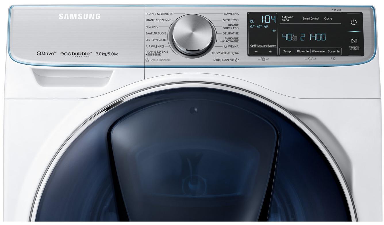 Pralko-suszarka Samsung QuickDrive WD90N740NOA