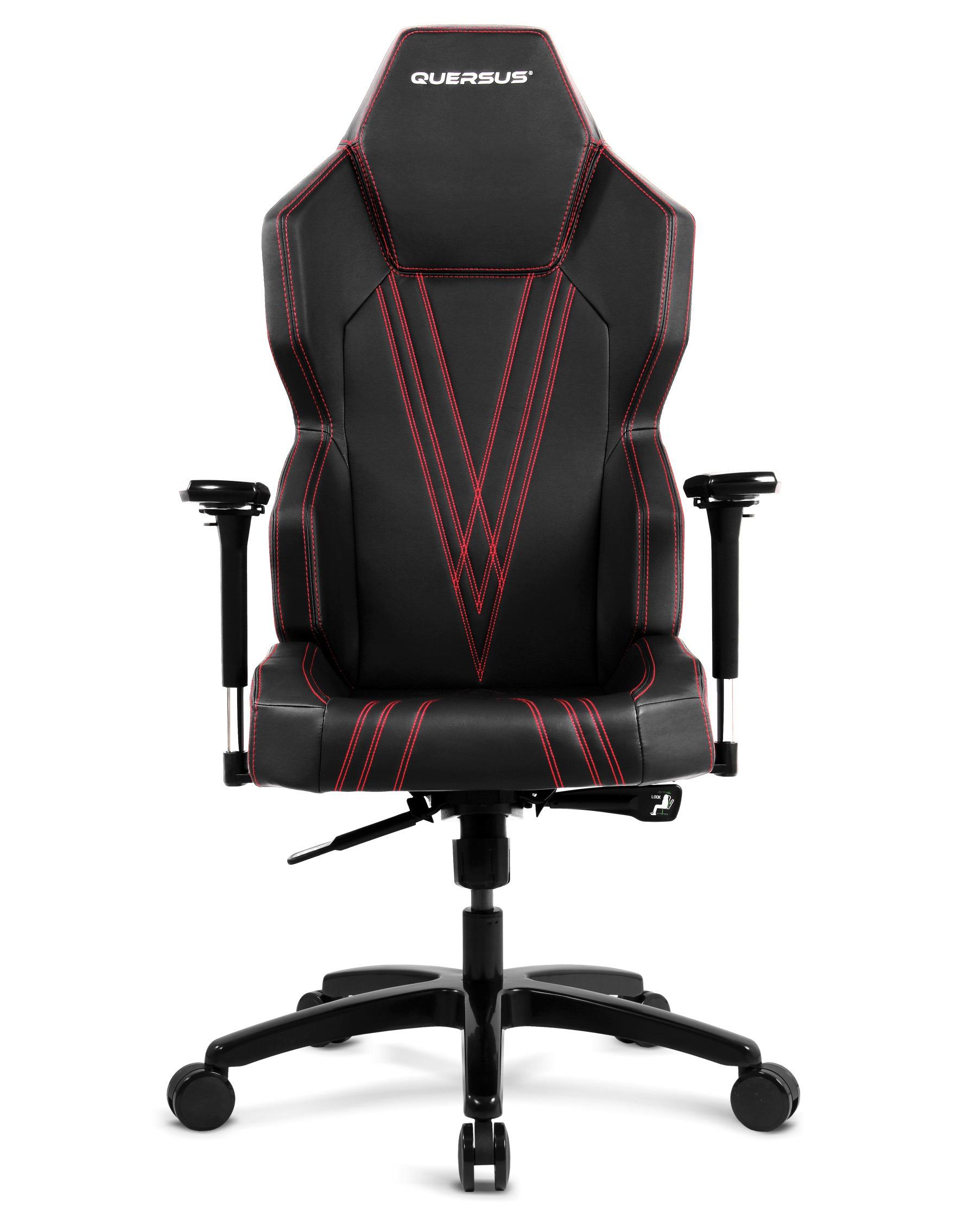 Fotel Quersus G703/XR - GEOS 703 (czarno-czerwony)