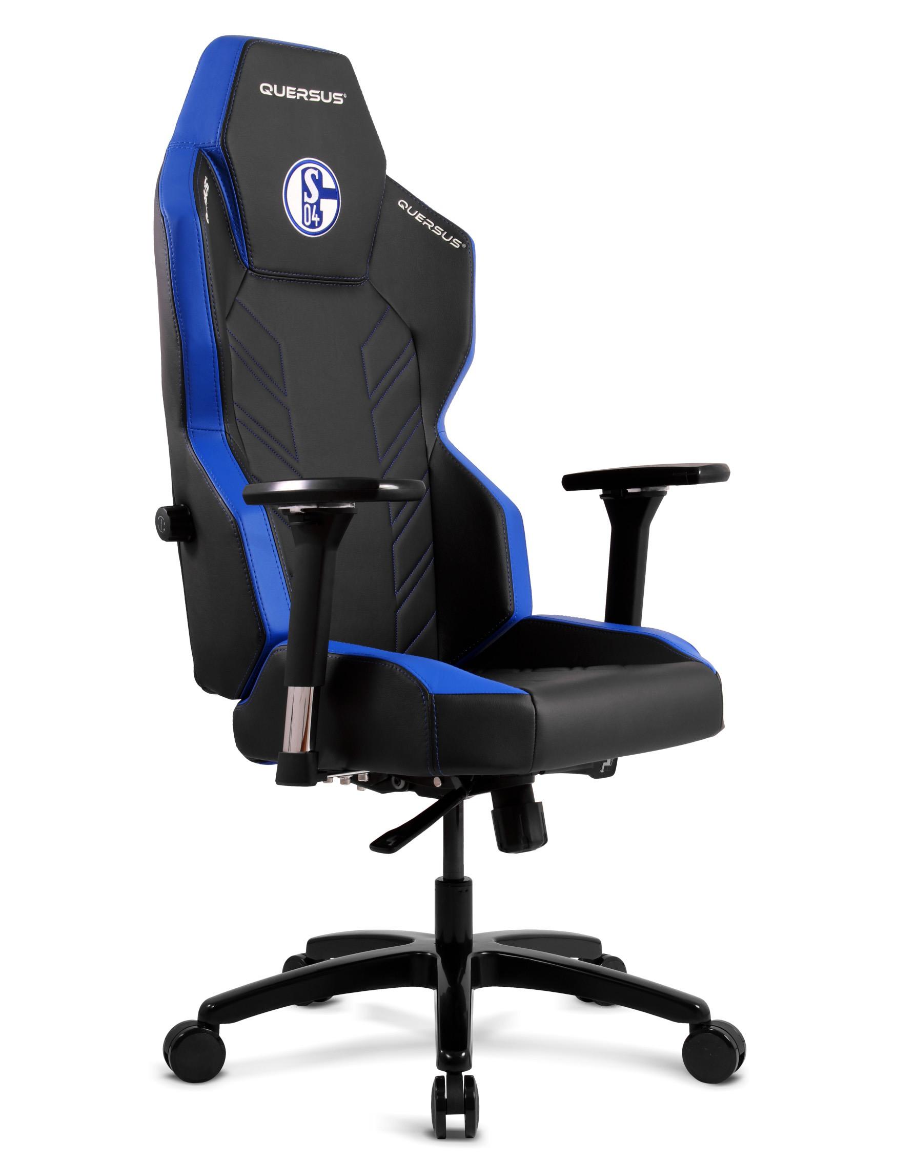Fotel Quersus G700/SCHALKE (czarno-niebieski)