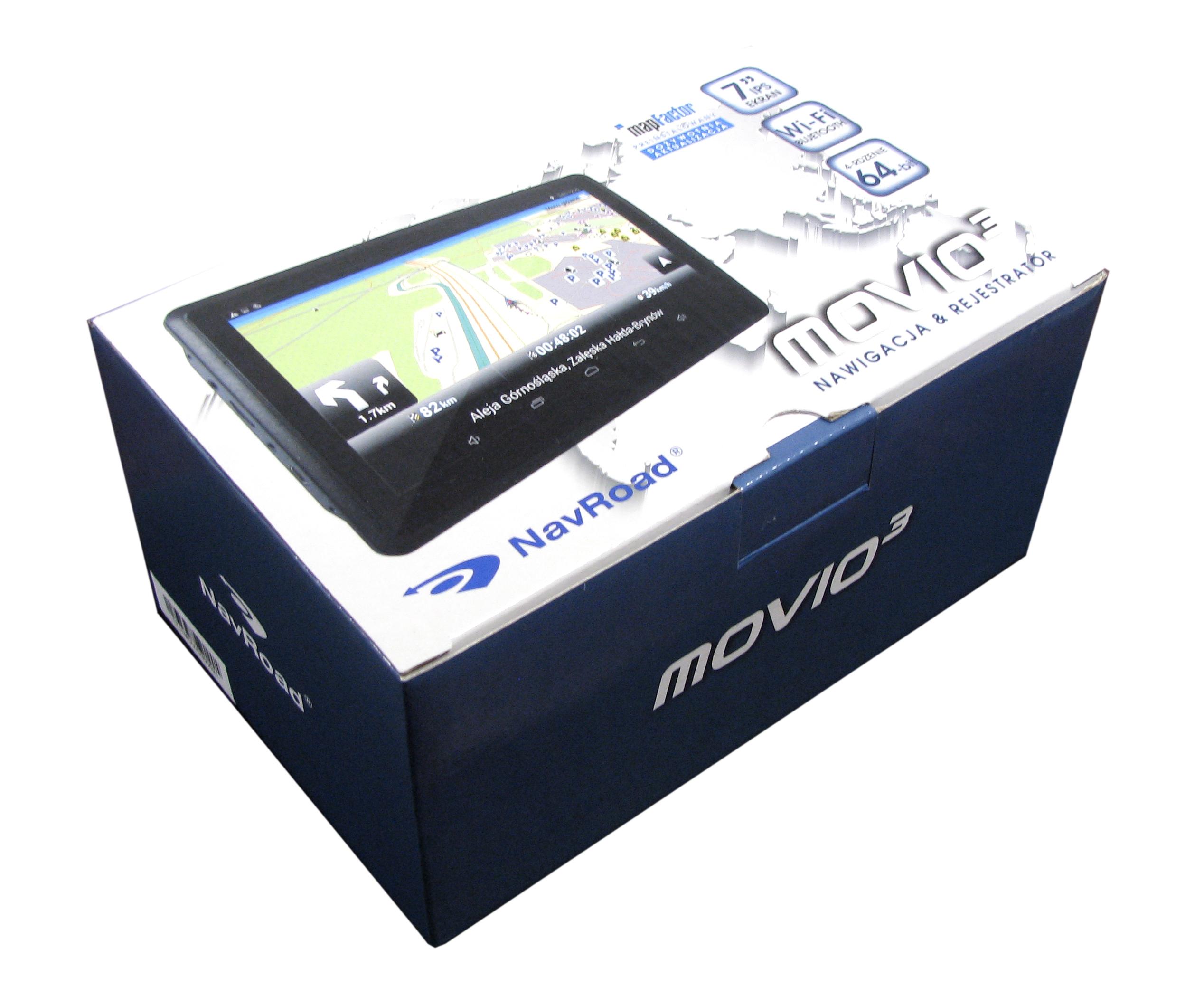 NavRoad Movio 3 + rejestrator jazdy