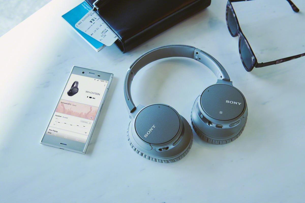 Słuchawki bezprzewodowe Sony WH-CH700N ANC Nauszne Bluetooth 4.1 Szary