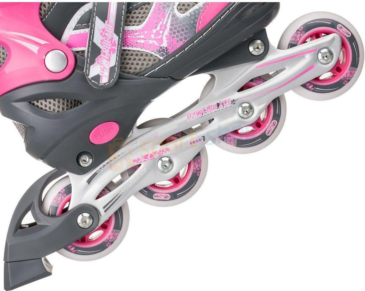 Powerblade Javelin 2w1 rozmiar 30-33 (szaro-różowy)