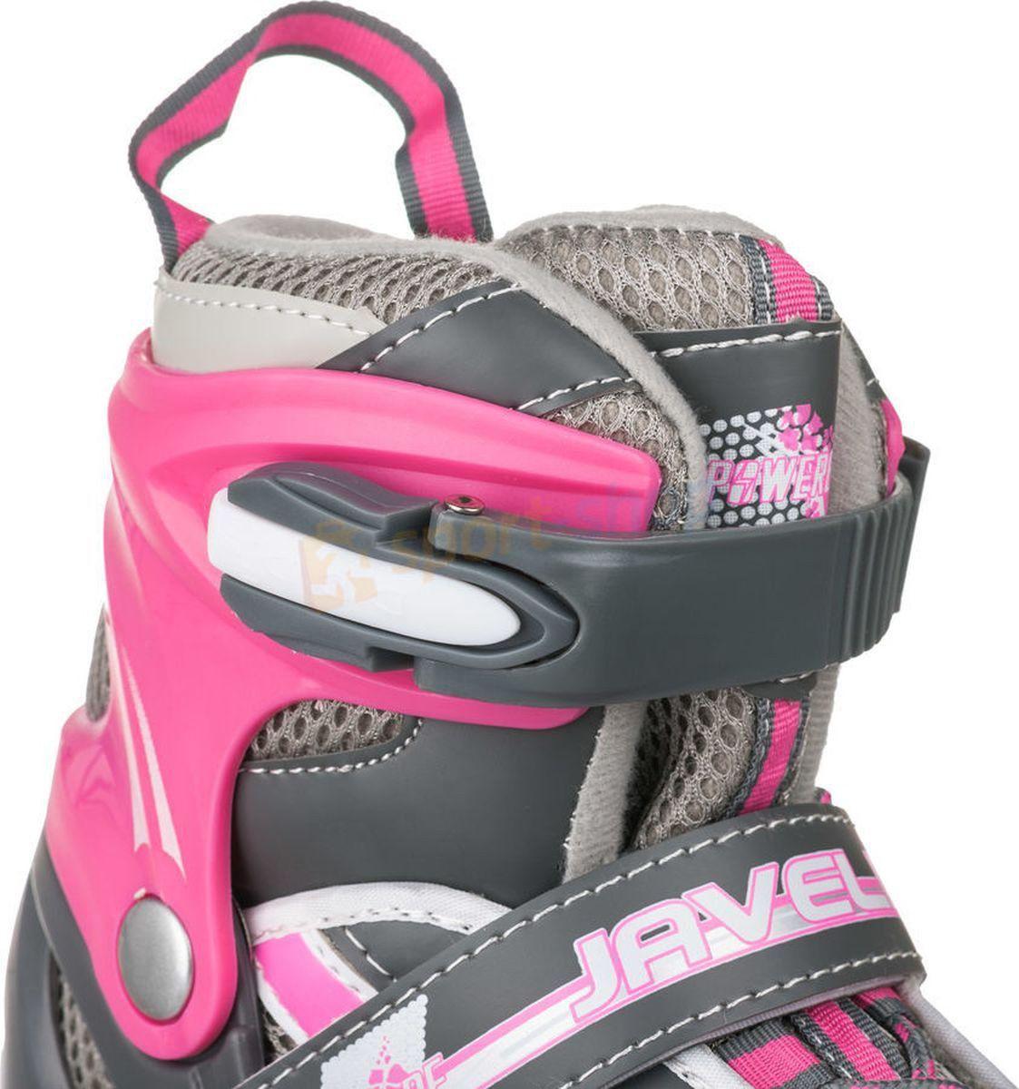 Powerblade Javelin 2w1 rozmiar 30-33 (szaro-różowy)