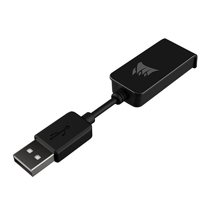Słuchawki przewodowe z mikrofonem Corsair HS60 SURROUND Gaming Headset CA-9011174-EU - biały