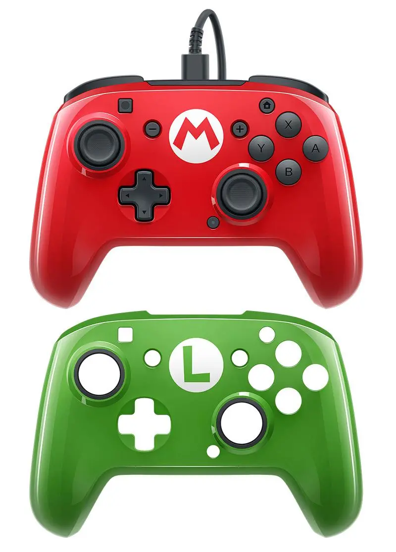 Pad PDP Faceoff Deluxe Pro Mario do Nintendo Switch Przewodowy