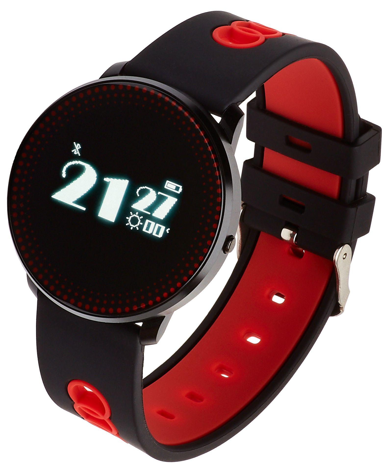 Smartwatch Garett Sport 14 (czarno-czerwony)