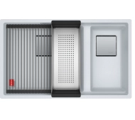 Franke Kanon KNG 160-46-21 Granitowy Biały polarny