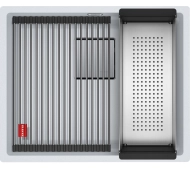 Franke Kanon KNG 110-52 Granitowy Biały polarny