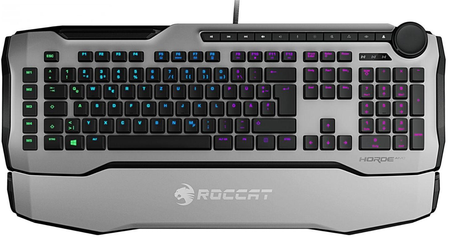 Klawiatura membranowa Roccat Horde AIMO RGB - biały