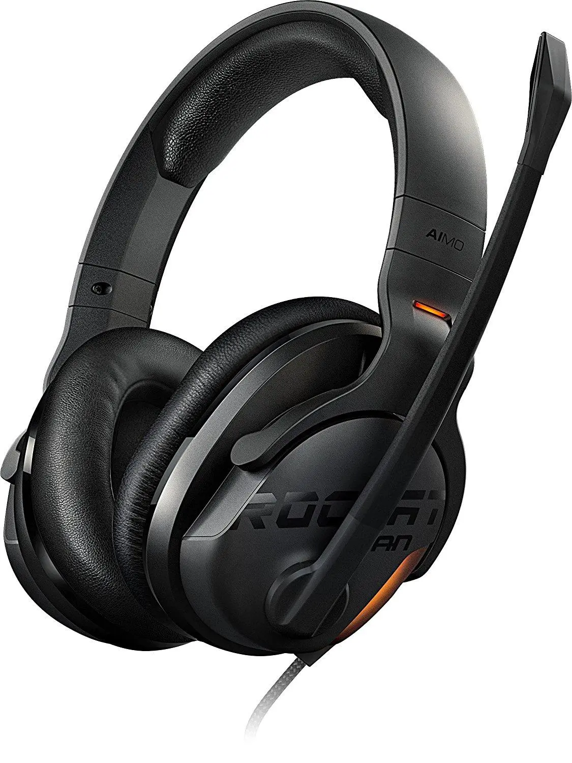 Słuchawki przewodowe z mikrofonem Roccat Khan AIMO Nauszne Czarny